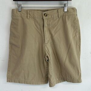 Drake flat front cotton shorts.  M (32-34)